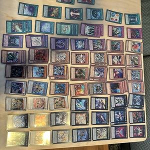 Yu-gi-oh Cards! I have 86 secret rares from around 2013-2014 timeline.